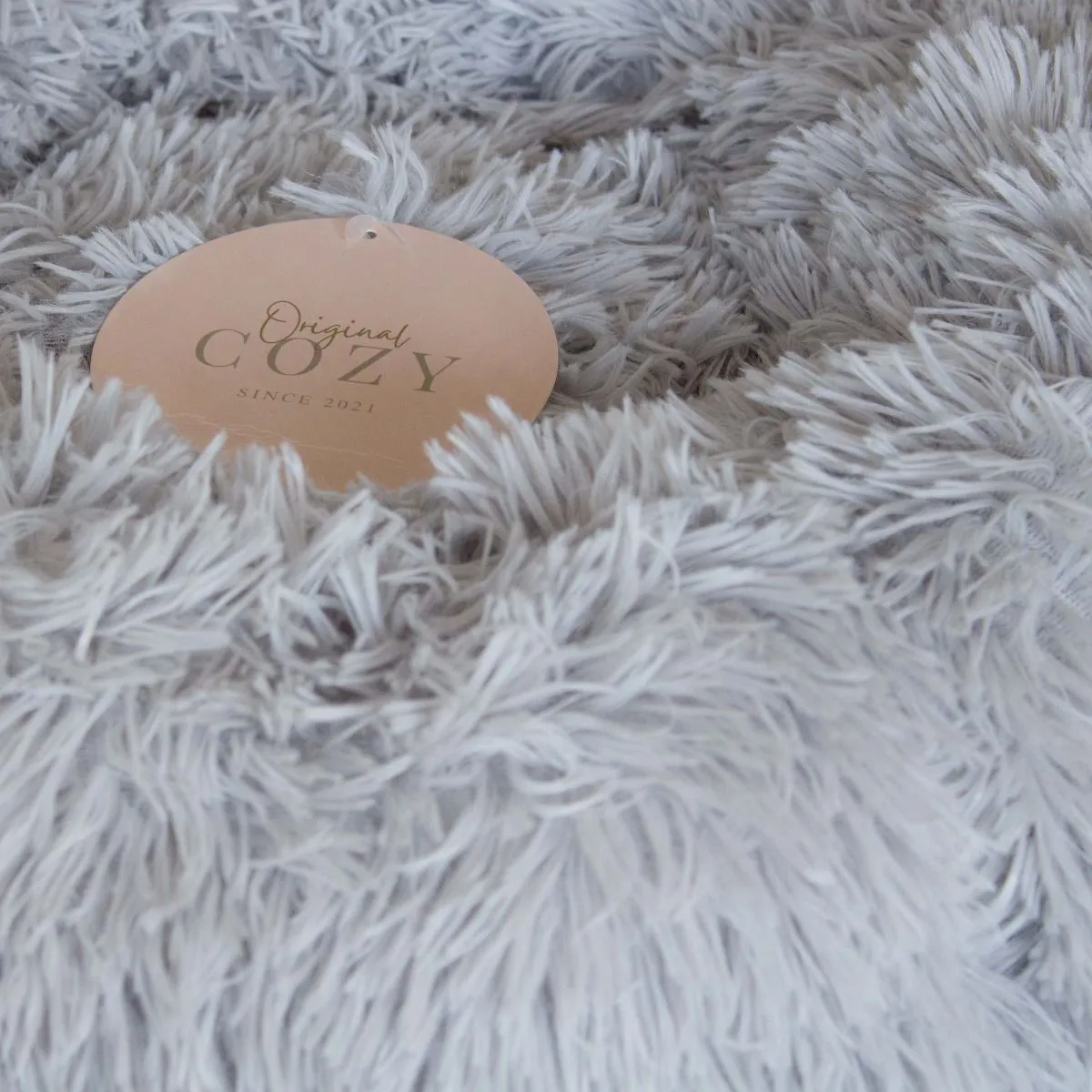 COZY Original Basic donut hundeseng 90 cm i dark grey